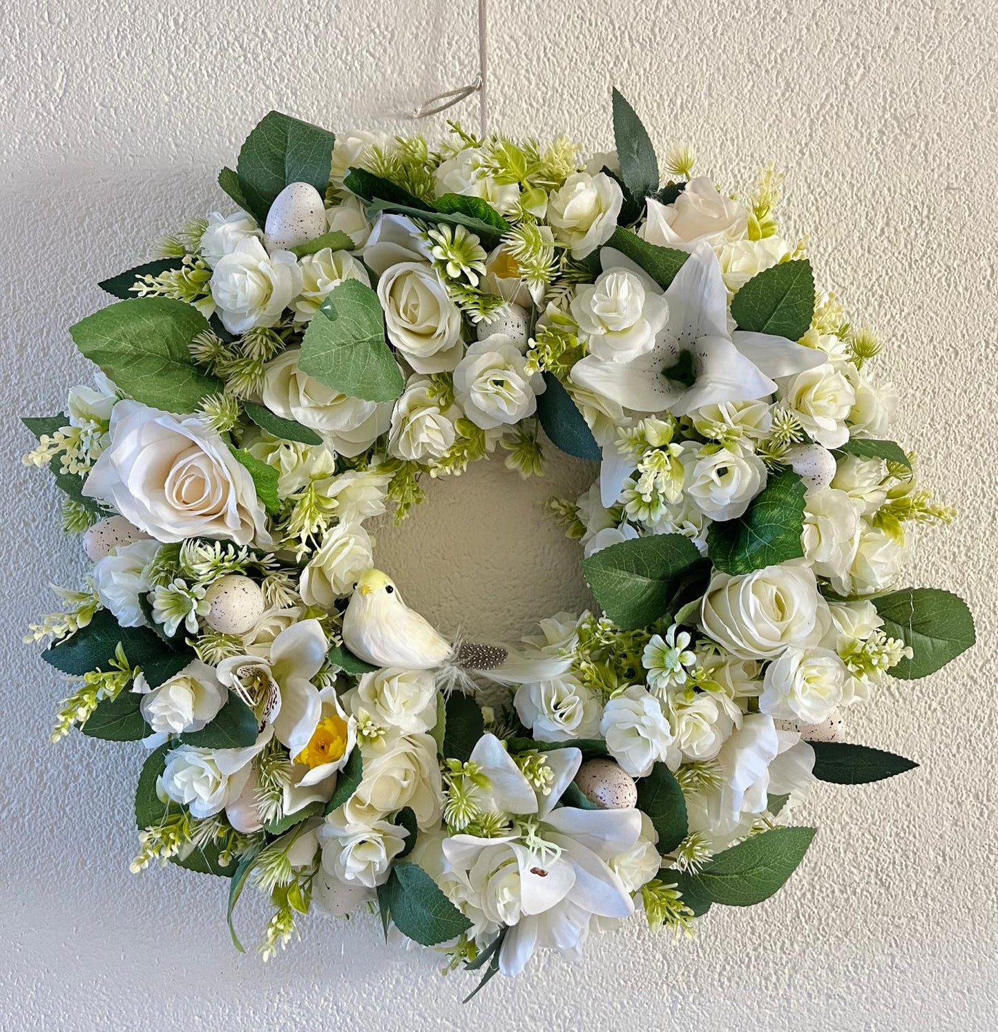 Lentekrans Yvory & Bloom