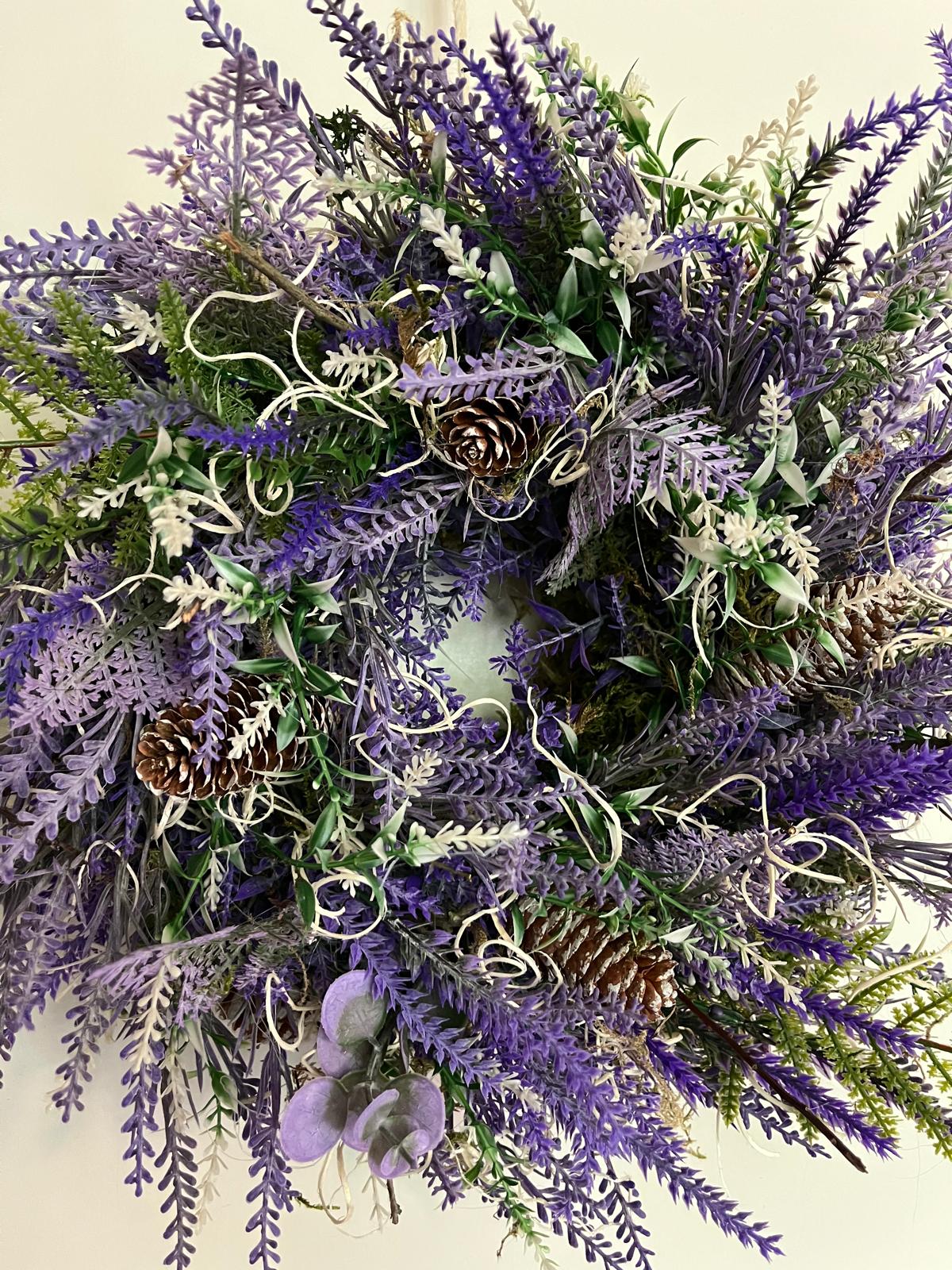 Herfst krans Lavender