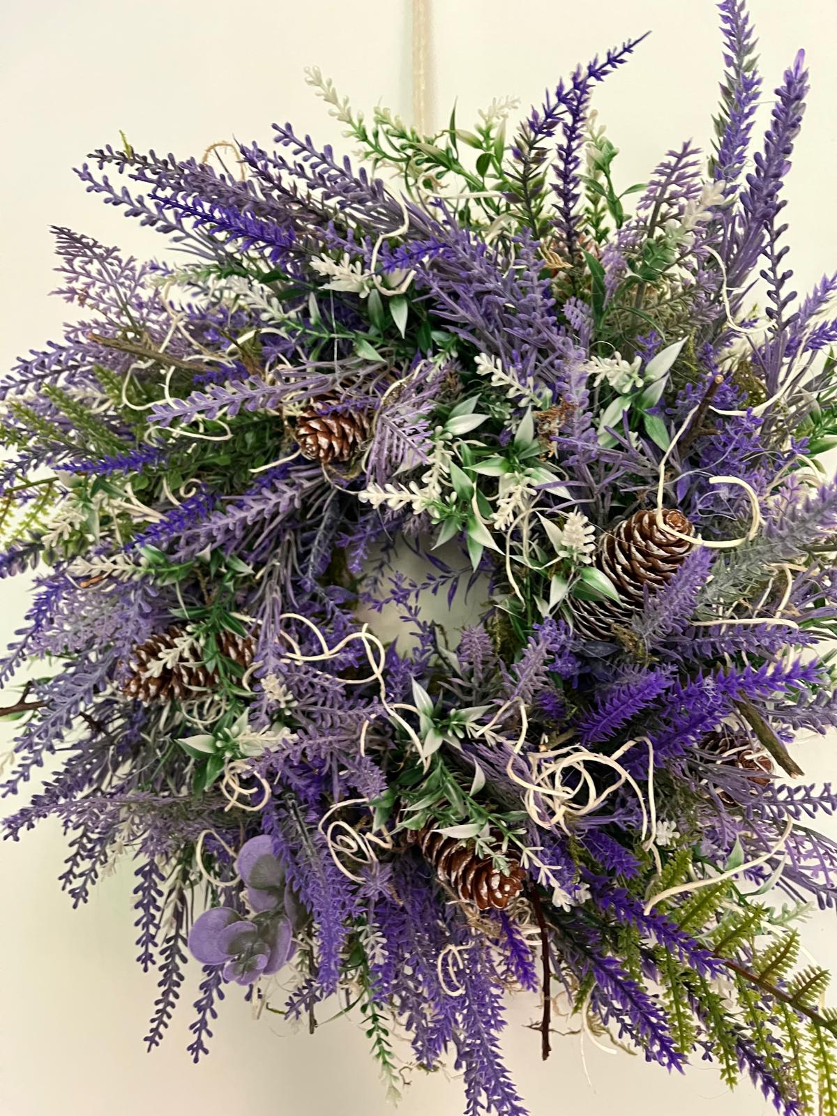 Herfst krans Lavender