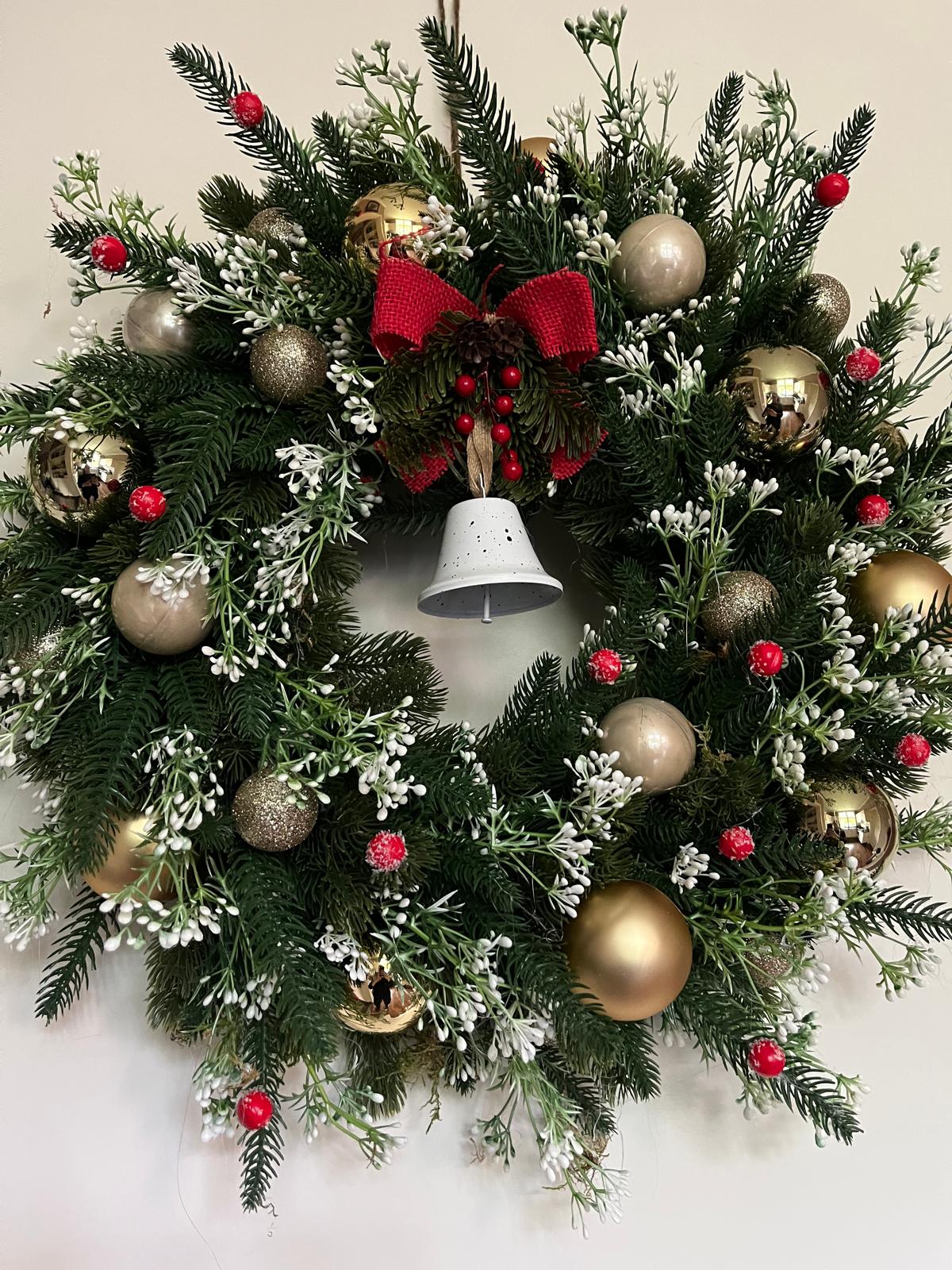 Kerstkrans Golden Star