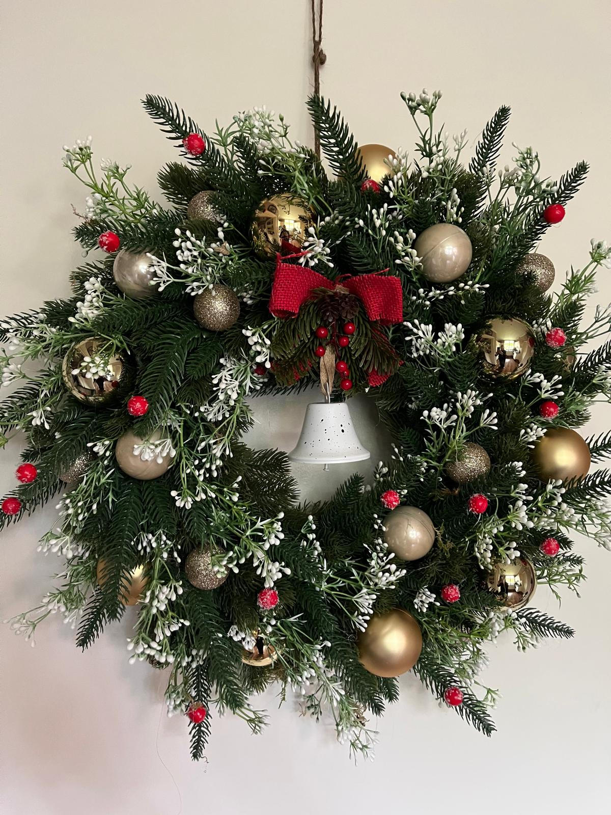 Kerstkrans Golden Star