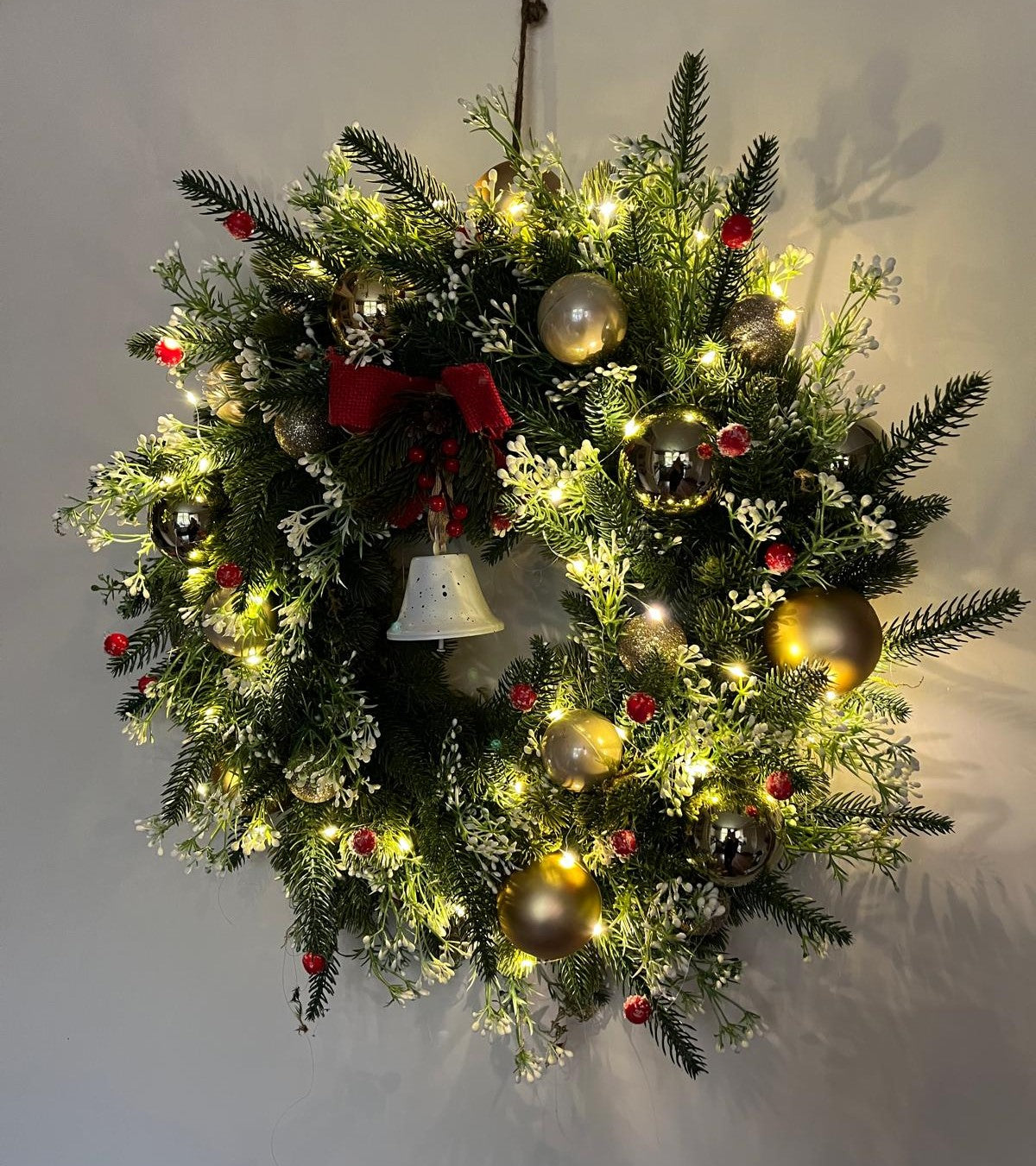 Kerstkrans Golden Star