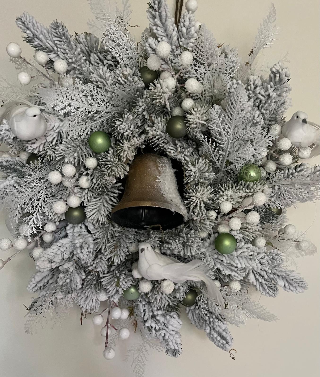 Kerstkrans Snowberry Charm Xl