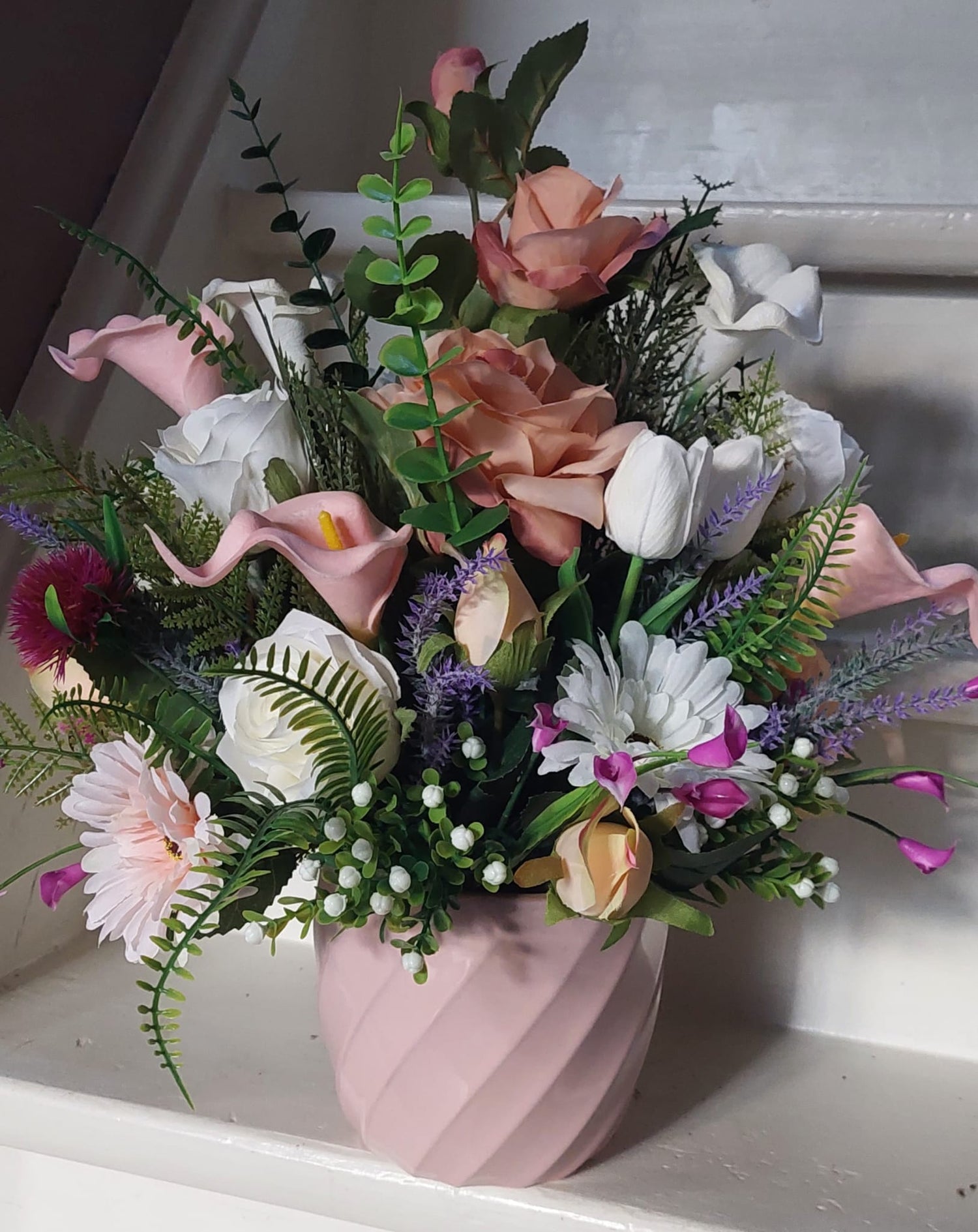 Bloemstukken binnen