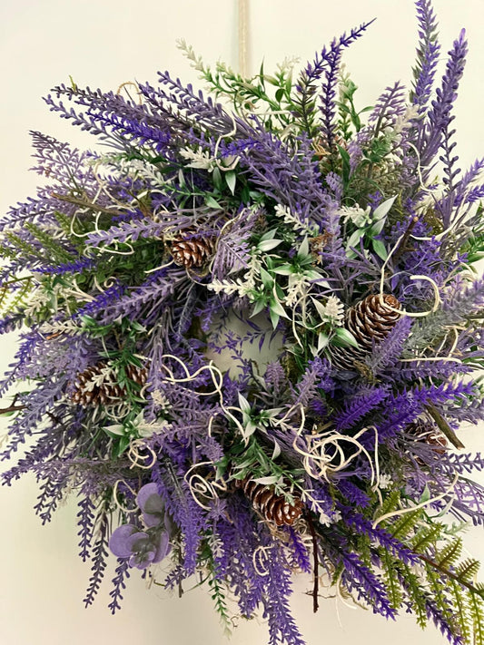 Herfst krans Lavender