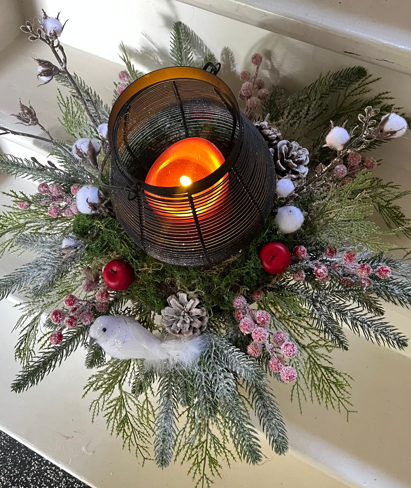 Kerststuk Silent Night