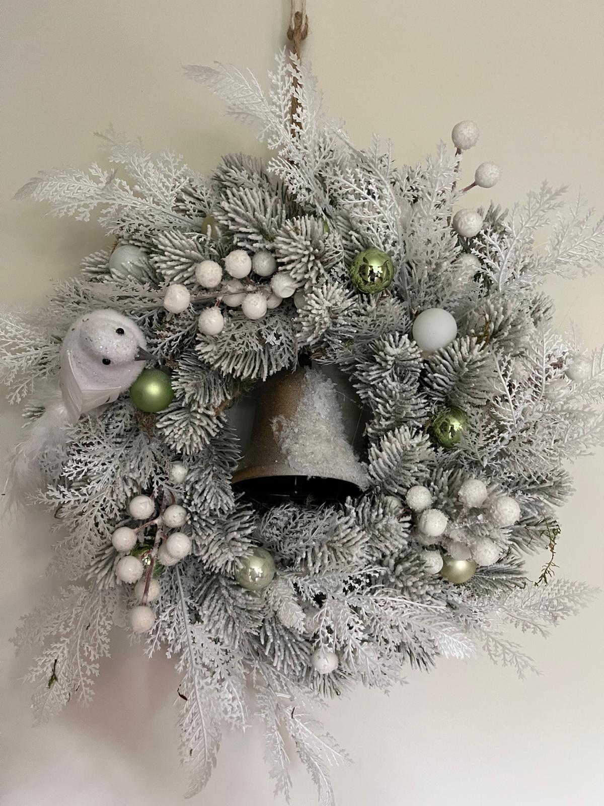 Kerstkrans Snowberry Charm