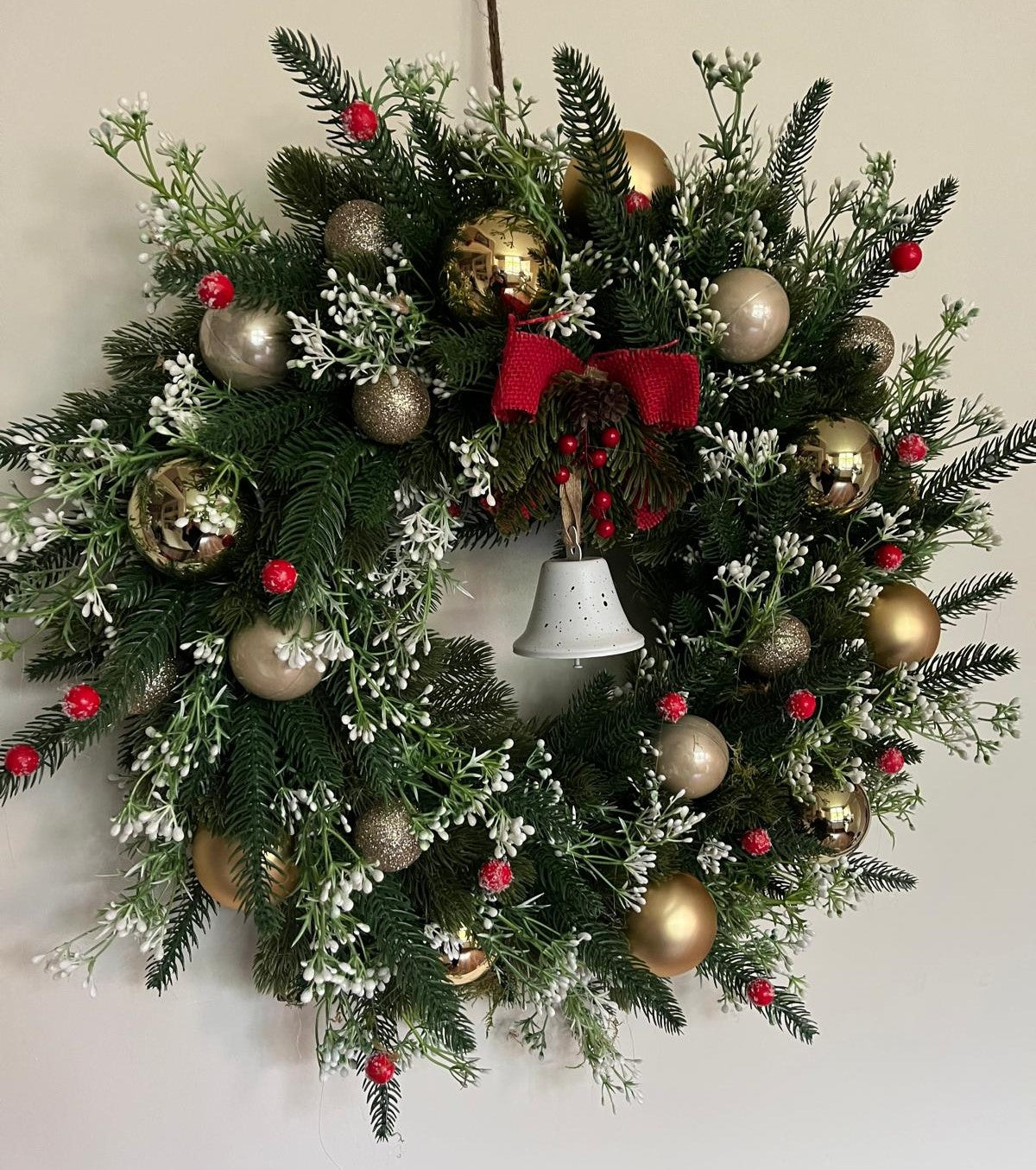 Kerstkrans Golden Star
