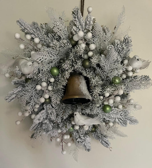 Kerstkrans Snowberry Charm Xl